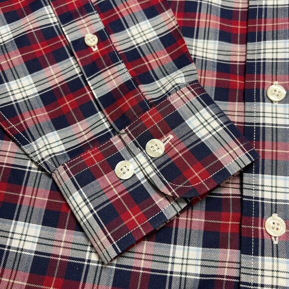 Brooks Brothers American Supima Cotton Button Down Shirt SIZE M Plaid - Picture 9 of 12
